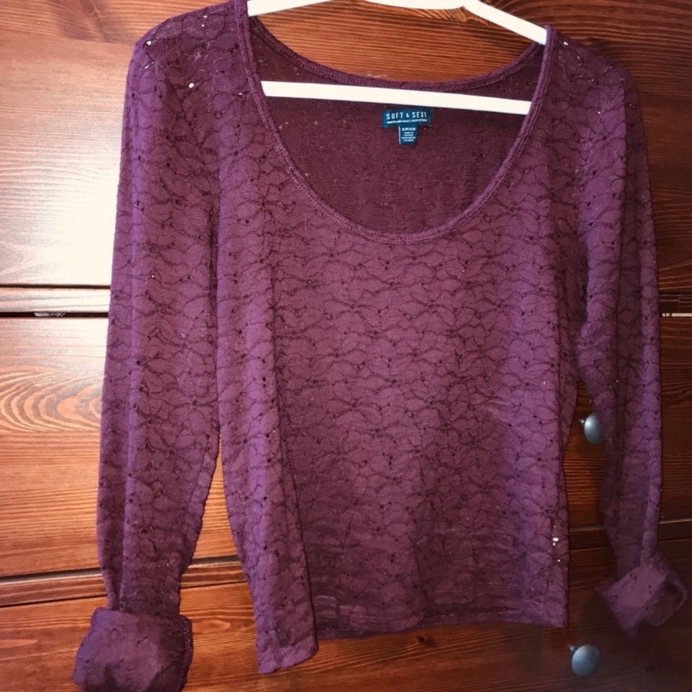American Eagle Lace Layering Top